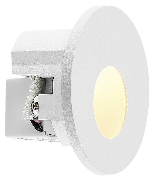 Molto Luce LED svetilka za vgradnjo Wall 68R IP44 RD, bela, aluminij, CCT