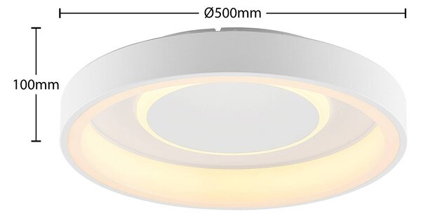 Lindby Izan LED stropna svetilka, RBGW, bela