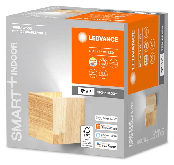 LEDVANCE SMART WiFi Orbis Stenski les, 11 x 11 cm