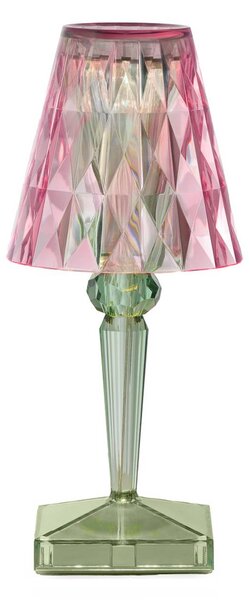 Kartell LED namizna svetilka za polnjenje Baterija, rožnata/mint zelena