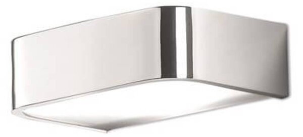 Stenska kopalniška svetilka Arcos z LED, 15 cm, krom