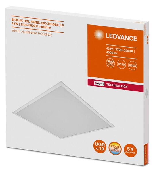 LEDVANCE SMART+ Biolux HCL LED panel CCT 59,5x59,5