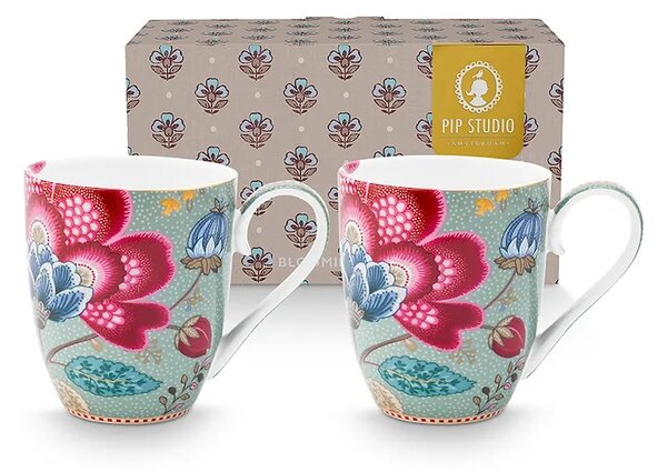 Pip Studio komplet lončkov iz porcelana 450 ml