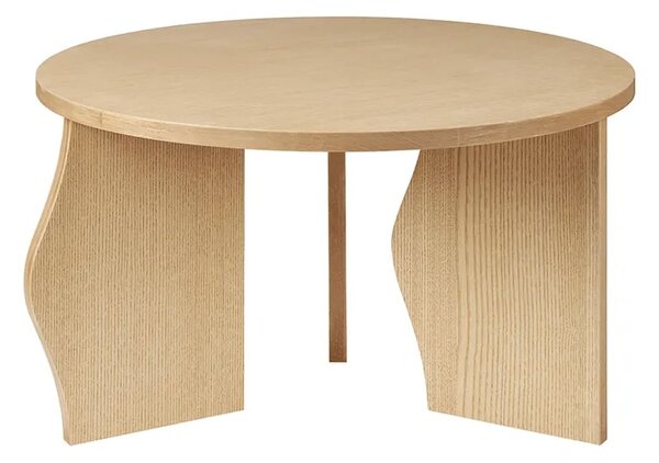 Broste Copenhagen klubska mizica iz hrastovega furnirja 60 x 35 cm