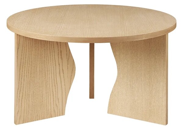 Broste Copenhagen klubska mizica iz hrastovega furnirja 60 x 35 cm