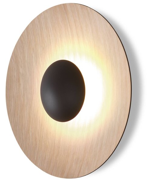 MARSET Ginger 42C LED stenska svetilka Ø42cm hrast/oak