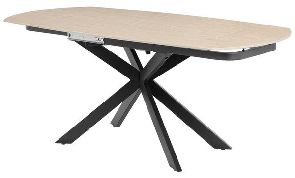 P & B Raztegljiva Miza Senna, Bež, 120-180x90