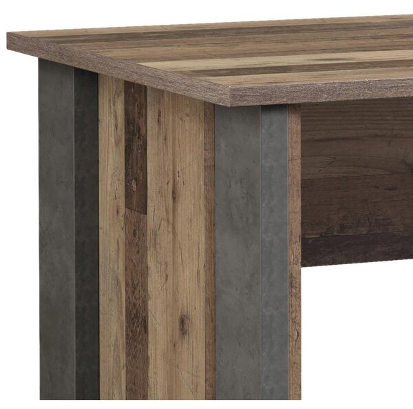 MID.YOU Pisalna Miza Cliff, Barva Hrasta, Temno Siva