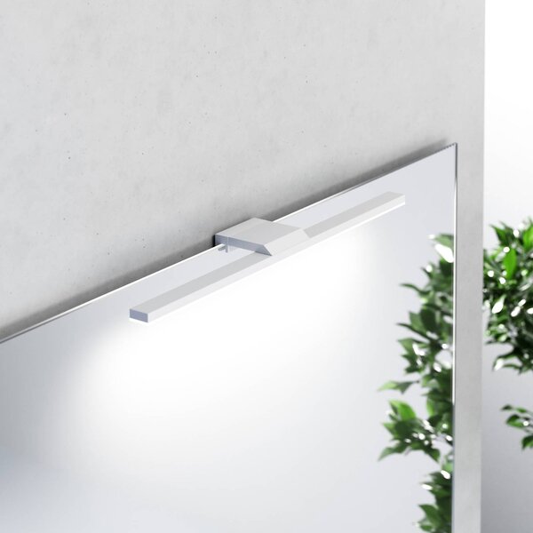 Svetlobno ogledalo LED Triga, IP44, belo, 40 cm, 4.000 K