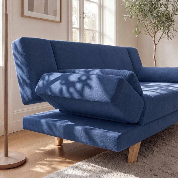 Bessagi Home Zofa S Posteljno Funkcijo Funky, Modra