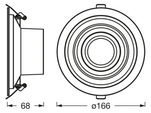 Ledvance Decor Filament Echo LED downlight