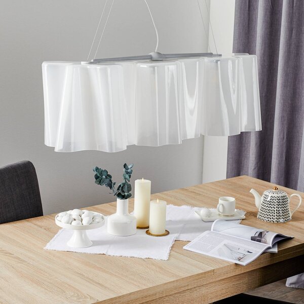 Artemide Logico viseča svetilka 3fl dolžina 100 cm bela