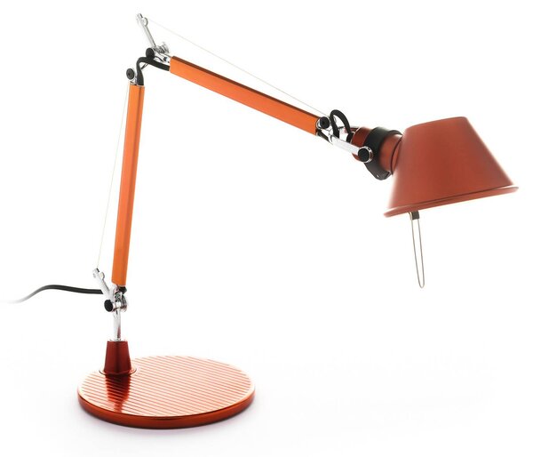 Namizna svetilka Artemide Tolomeo Micro, oranžna