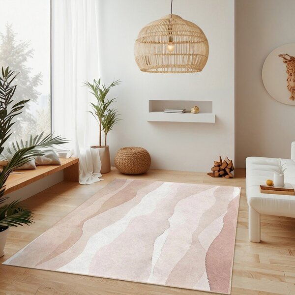 Kremno bela pralna preproga 120x180 cm Komodo Beach – Mila Home