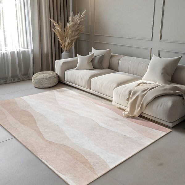 Kremno bela pralna preproga 120x180 cm Komodo Beach – Mila Home