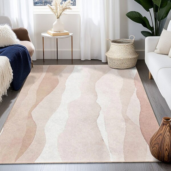 Kremno bela pralna preproga 120x180 cm Komodo Beach – Mila Home