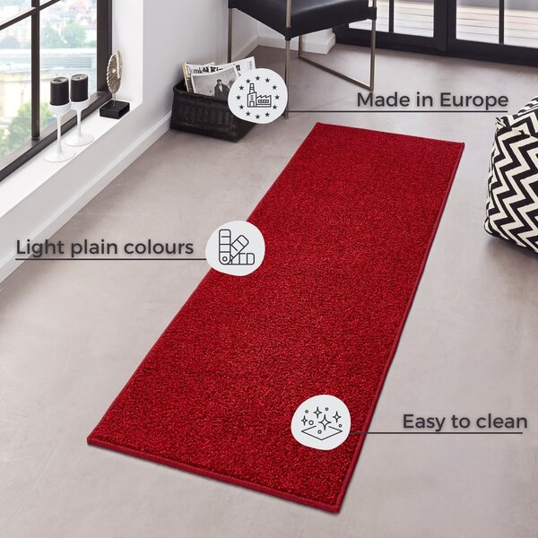 Rdeč tekač Hanse Home Pure, 80 x 200 cm