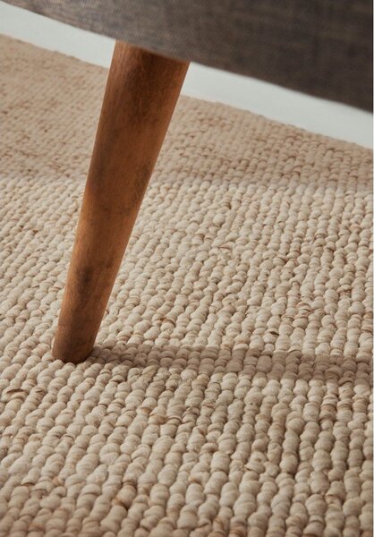 Kremno bel pralen tekač 80x240 cm Rocco Cream – Elle Decoration