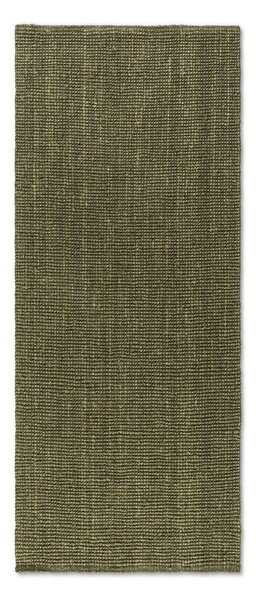 Kaki zelen tekač iz jute 80x200 cm Bouclé – Hanse Home