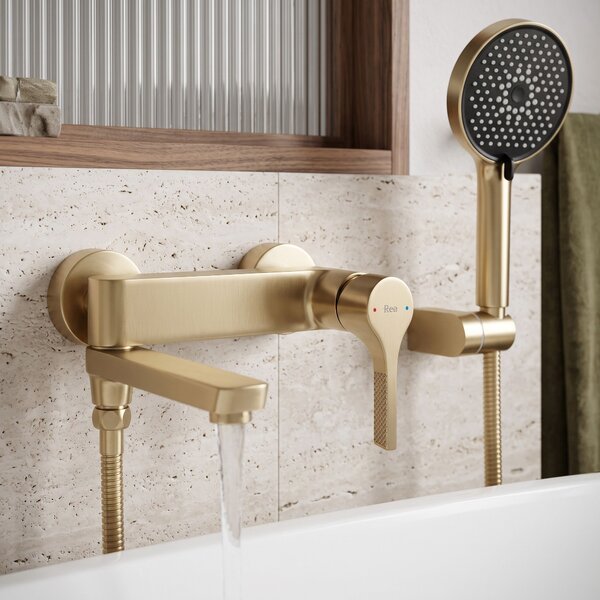 Kopalniška armatura PREMIUM Rea Maxim Brush Gold