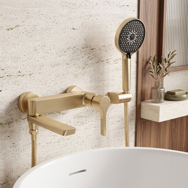 Kopalniška armatura PREMIUM Rea Maxim Brush Gold