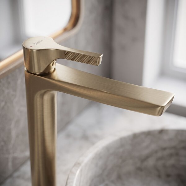 Mešalnik za umivalnik PREMIUM REA Maxim Brush Gold High
