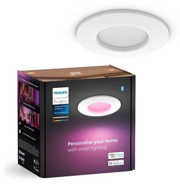 Philips - LED RGBW Zatemnitvena kopalniška svetilka Hue SLIM LED/8,3W/230V IP44