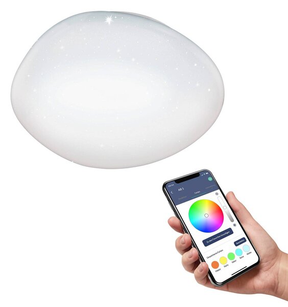 EGLO connect Sileras-Z LED stropna svetilka Ø43cm