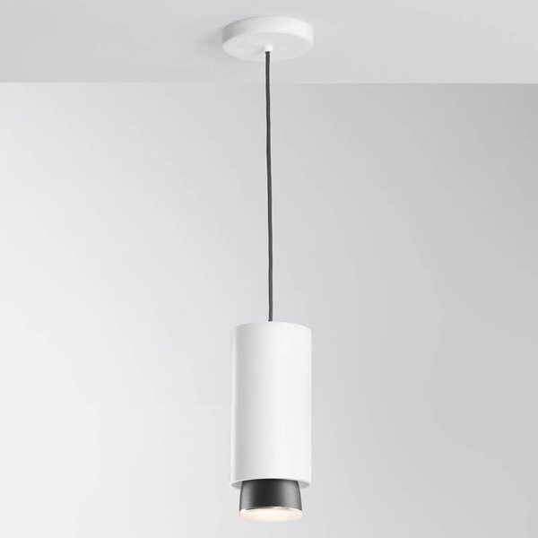 Fabbian Claque LED viseča luč 20 cm bela