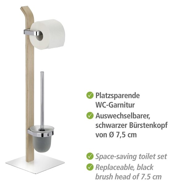 Držalo za toaletni papir in WC ščetko Wenko Samona