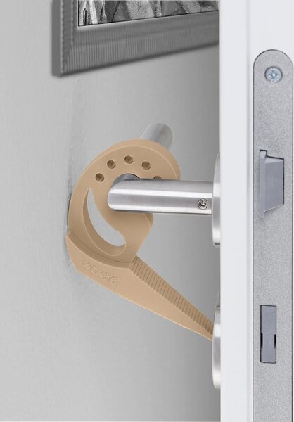 Bež zaustavljalec vrat in oken Wenko Multi-STOP®