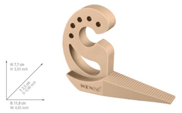 Bež zaustavljalec vrat in oken Wenko Multi-STOP®
