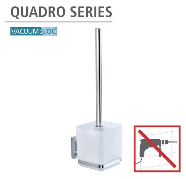 Stojalo za straniščno krtačo Wenko Vacuum-Loc, nosilnost do 33 kg