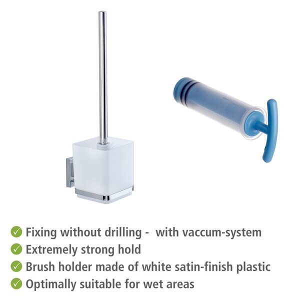 Stojalo za straniščno krtačo Wenko Vacuum-Loc, nosilnost do 33 kg
