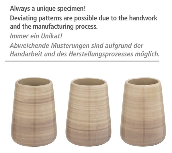 Peščeno rjava WC ščetka Wenko Pottery