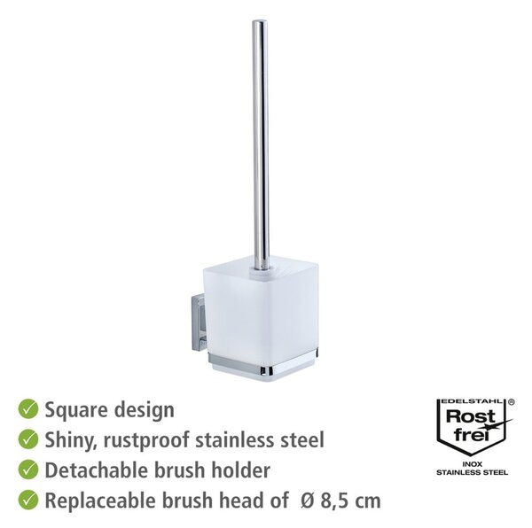 Stojalo za straniščno krtačo Wenko Vacuum-Loc, nosilnost do 33 kg