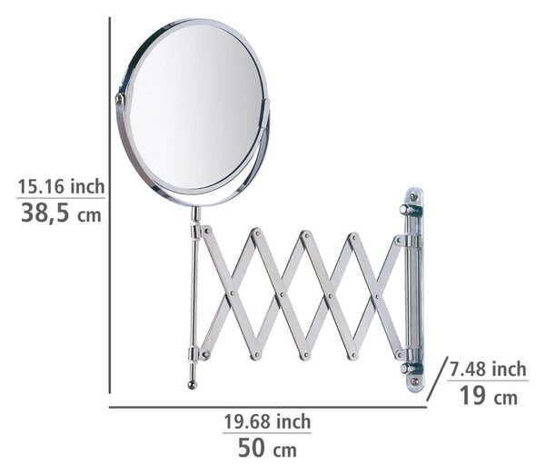 Kozmetično povečevalno ogledalo (3x) ø 17 cm Exclusive – Wenko