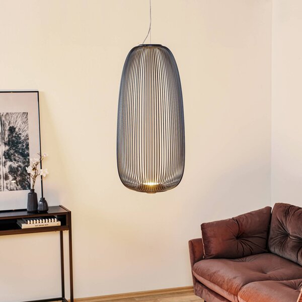 Foscarini Spokes 1 LED viseča svetilka z možnostjo zatemnitve grafit