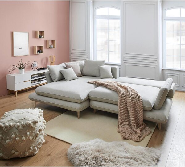 Premium Living Sedežna Garnitura Monte, Z Ležiščem In Predalom