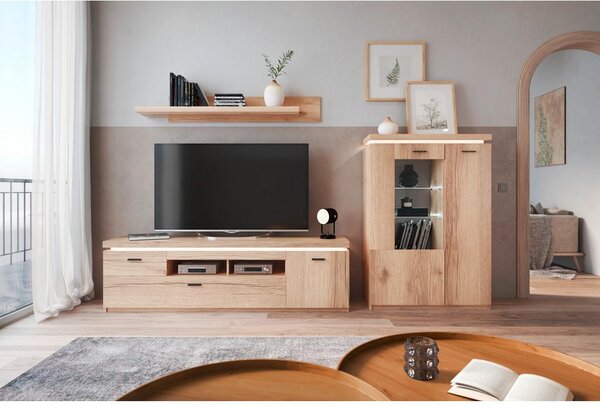 Mömax Tv Omarica Vancouver, Barva Hrasta, Led