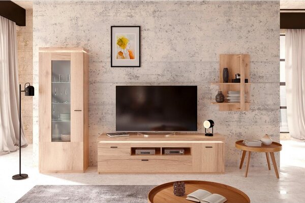 Mömax Tv Omarica Vancouver, Barva Hrasta, Led