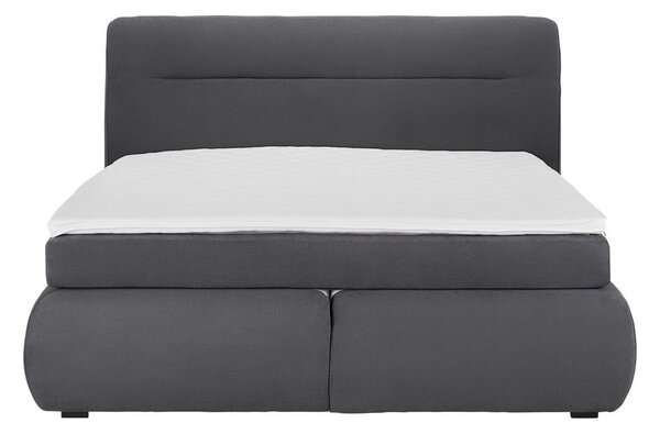Bessagi Home Postelja Boxspring Bella, Siva, Z Nadvložkom, 180x200
