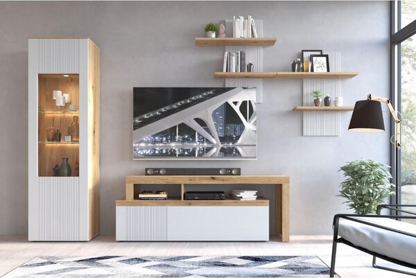 Mömax Tv Omarica Manilla, Barva Hrasta, Svetlo Siva