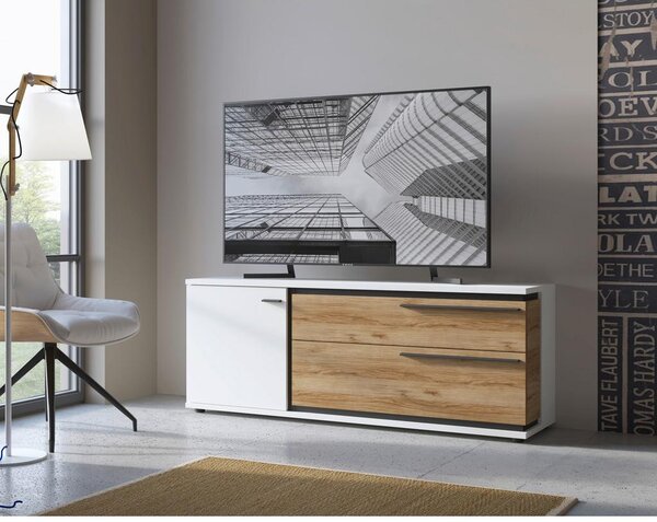 Mömax Tv Omarica Salinas, Bela, Barva Hrasta