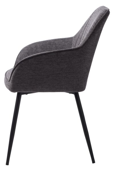 Temno siv jedilni stol Nolan – Unique Furniture