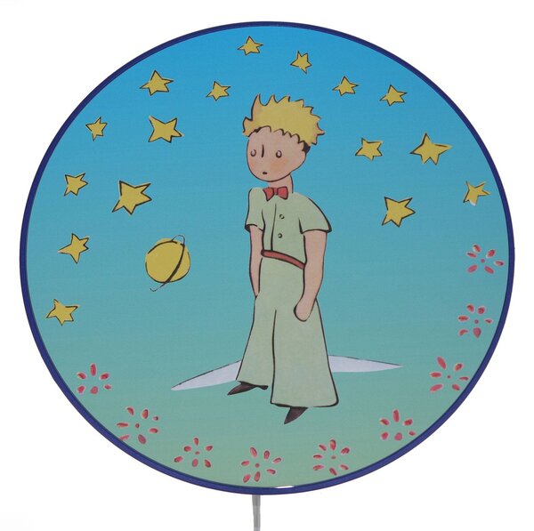 Stenska svetilka Little Prince z vmesnim stikalom