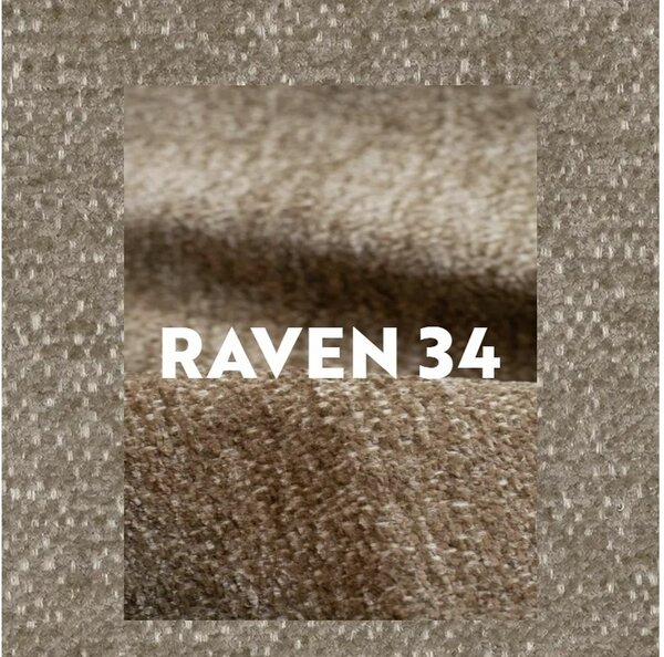 Jedilni stol LAGOS D RAVEN, oreh/temno bež RAVEN 34