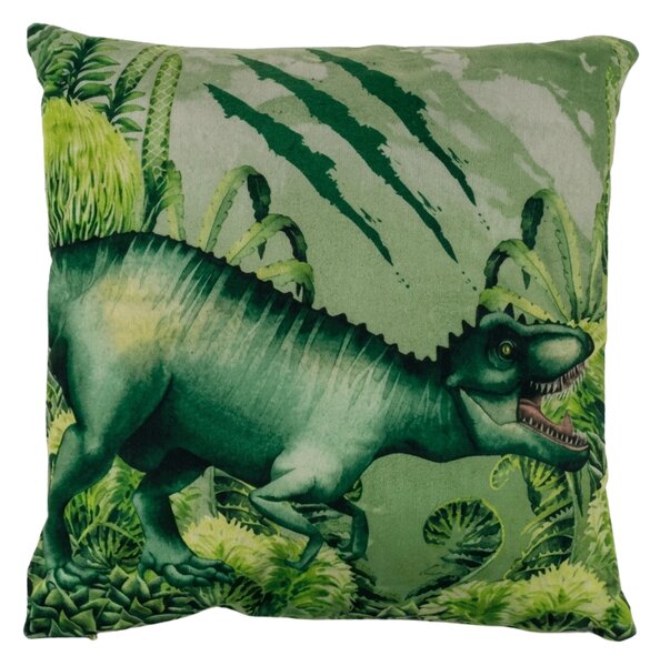 Dekorativna blazina T-REX 40x40 cm, zelena