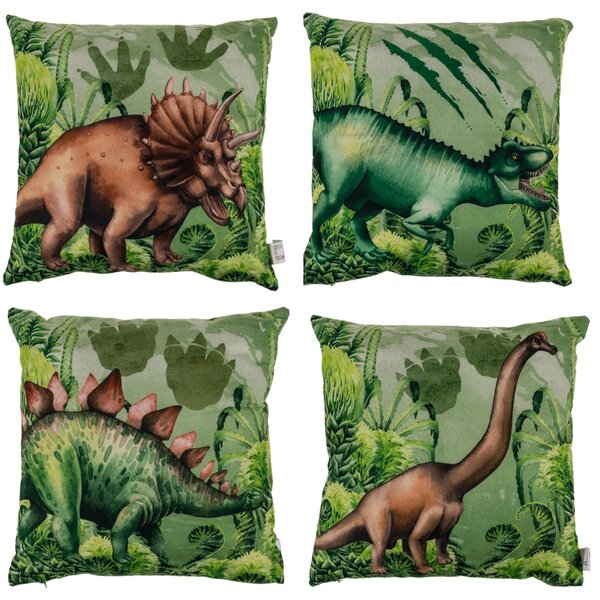 Dekorativna blazina STEGOSAURUS 40x40 cm, zelena