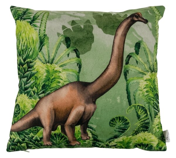 Dekorativna blazina BRACHIOSAURUS 40x40 cm, zelena
